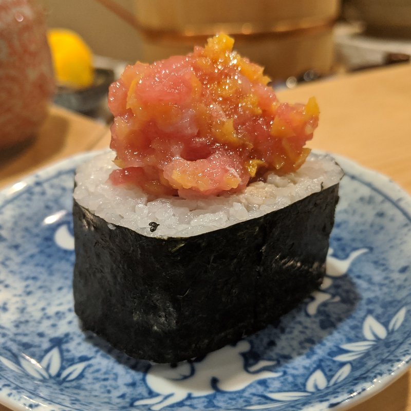 鉄火巻き(鮨 波づき)