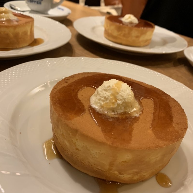 スフレパンケーキ(星野珈琲店　上野店)
