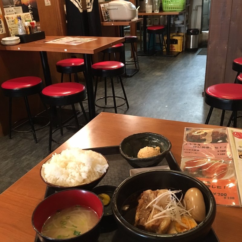 豚角煮定食(串神坊)