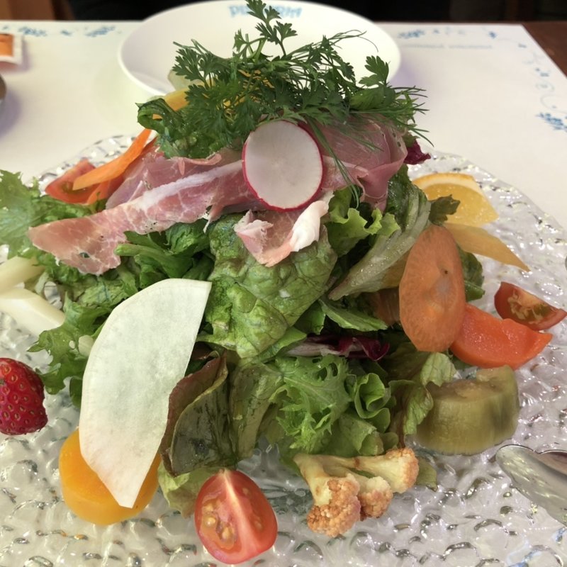 15種類の季節の野菜とハーブのイタリアンサラダ(ピッツェリア パドリーノ・デル・ショーザン)