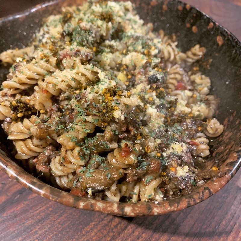 伊勢海老とタコのパスタ(かがやき)