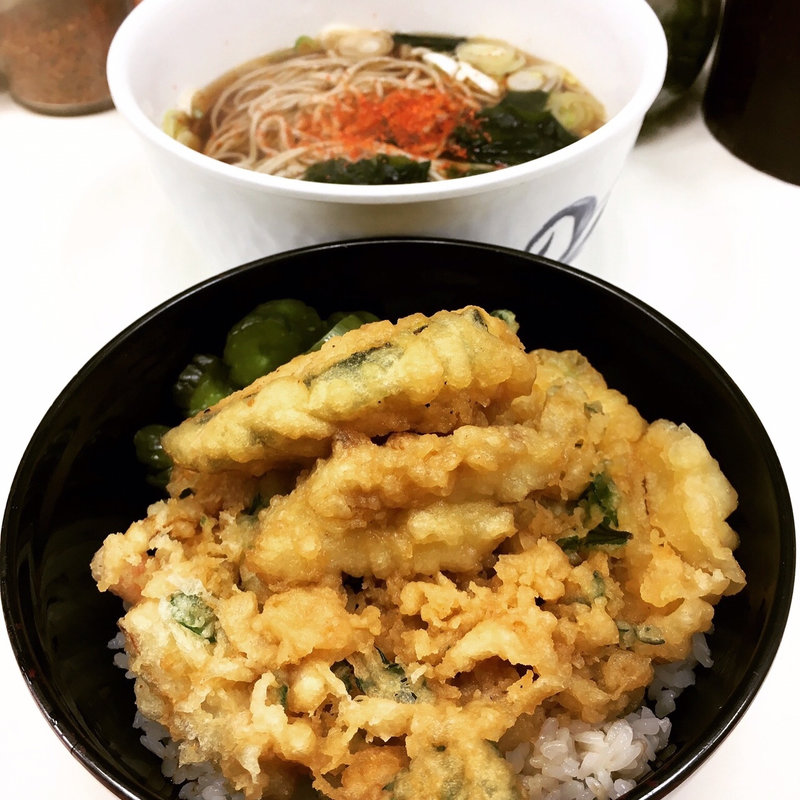 かき揚げ丼(千曲そば （ちくまそば）)