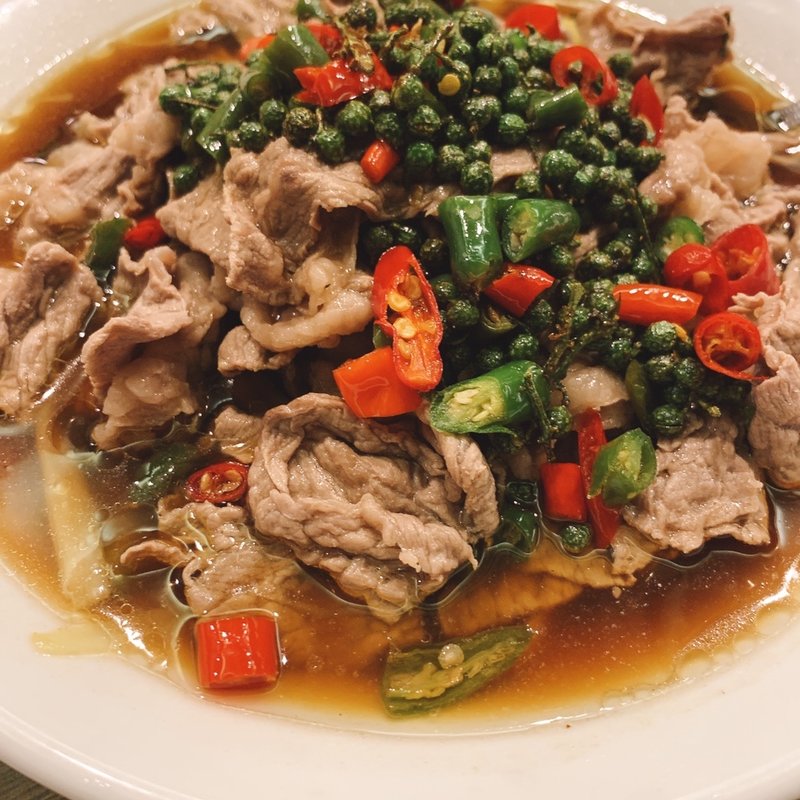 牛肉の山椒炒め(京華樓)