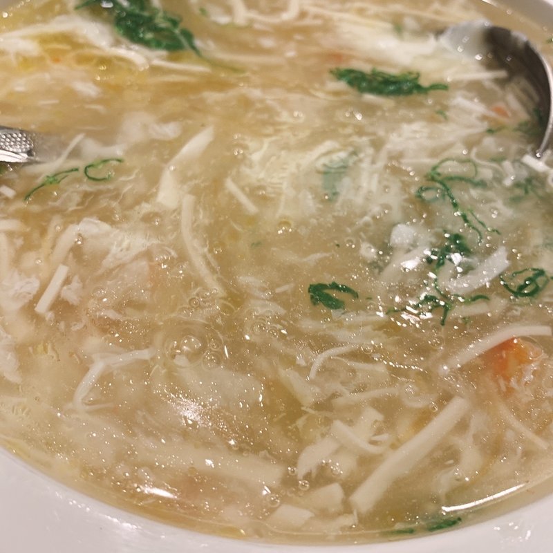 フカヒレ入りスープ(京華樓)