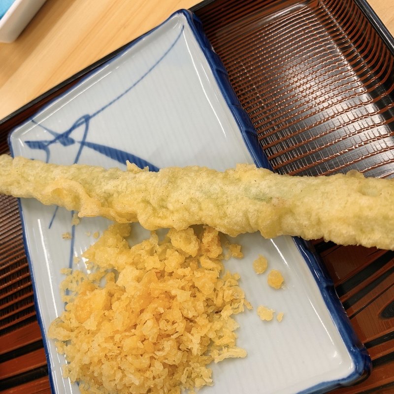 アスパラガスの天ぷら(510UDON)