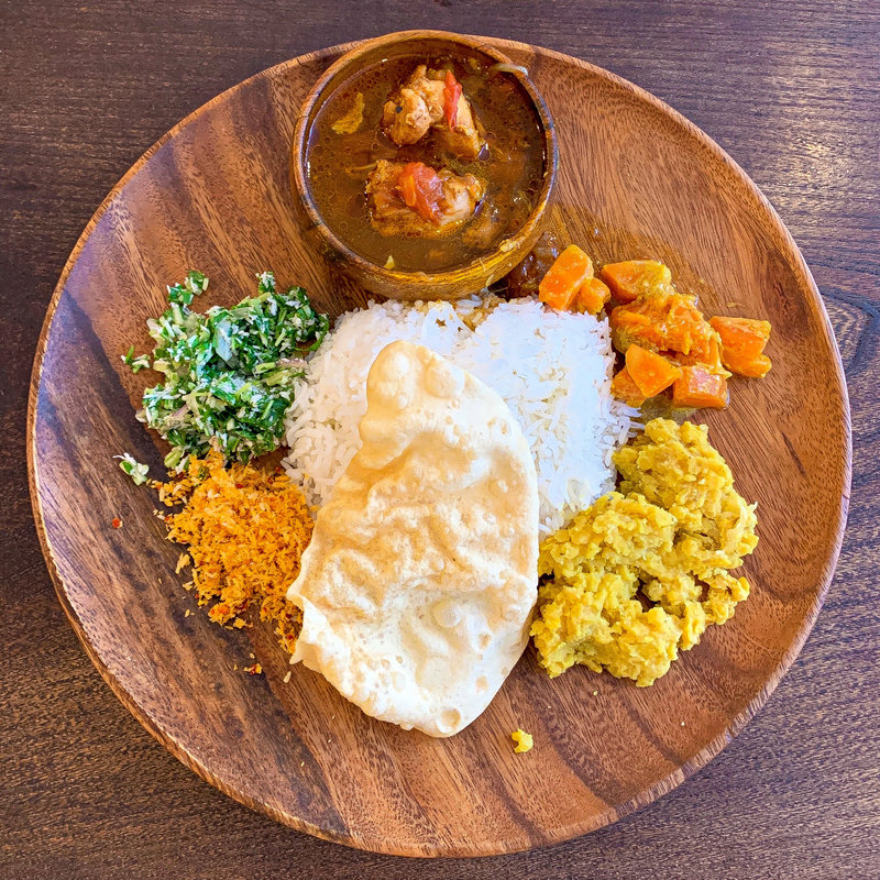 スリランカプレート(yum-yum kade)