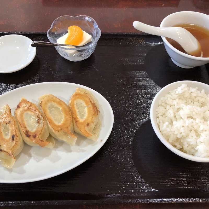 ぎょうざ定食(独一処餃子 行徳店)