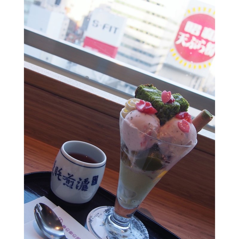 古都パフェ(茶寮都路里 大丸東京店)