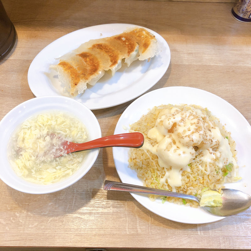 エビマヨチャーハンセット(横浜餃子軒 菊名駅前店)