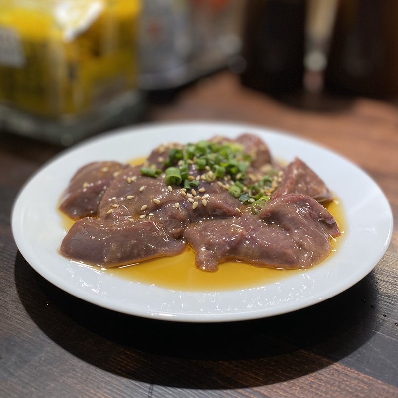 金の豚レバー(焼肉 東郷 泉店)