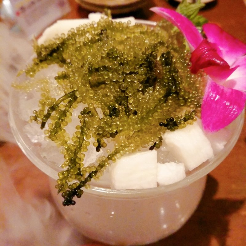 プチプチ海ぶどう(沖縄粟国島料理 あぐぅーん たまプラーザ店)