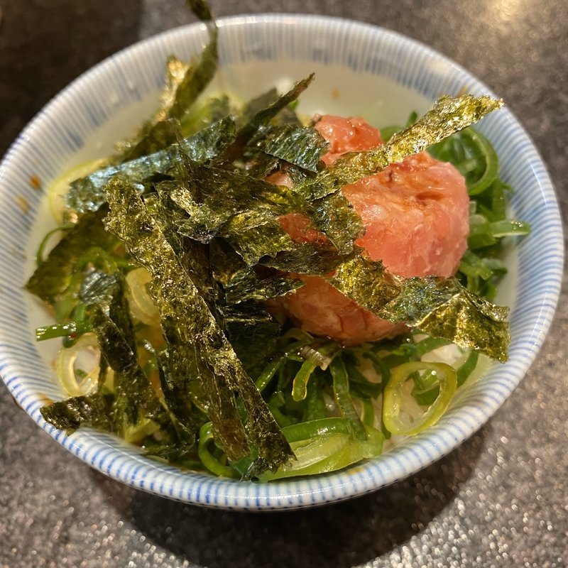 ネギトロごはん(烈志笑魚油 麺香房 三く)