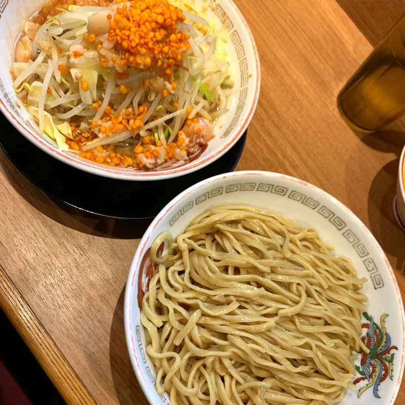 大つけ麺(375g)麺マシ(125g)(ラーメン豚山 上野店)