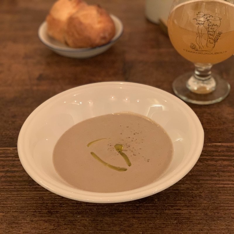 しいたけと長ネギのポタージュ(デリカ)