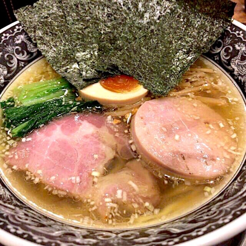 中村屋らーめん 塩真空平打ち麺に変更(麺処　中村屋)