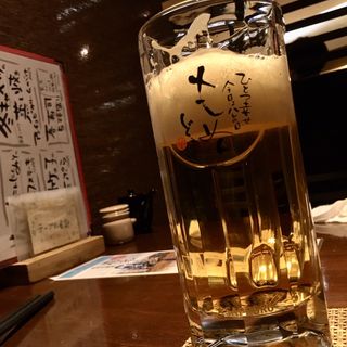 生ビール(もめんどき)