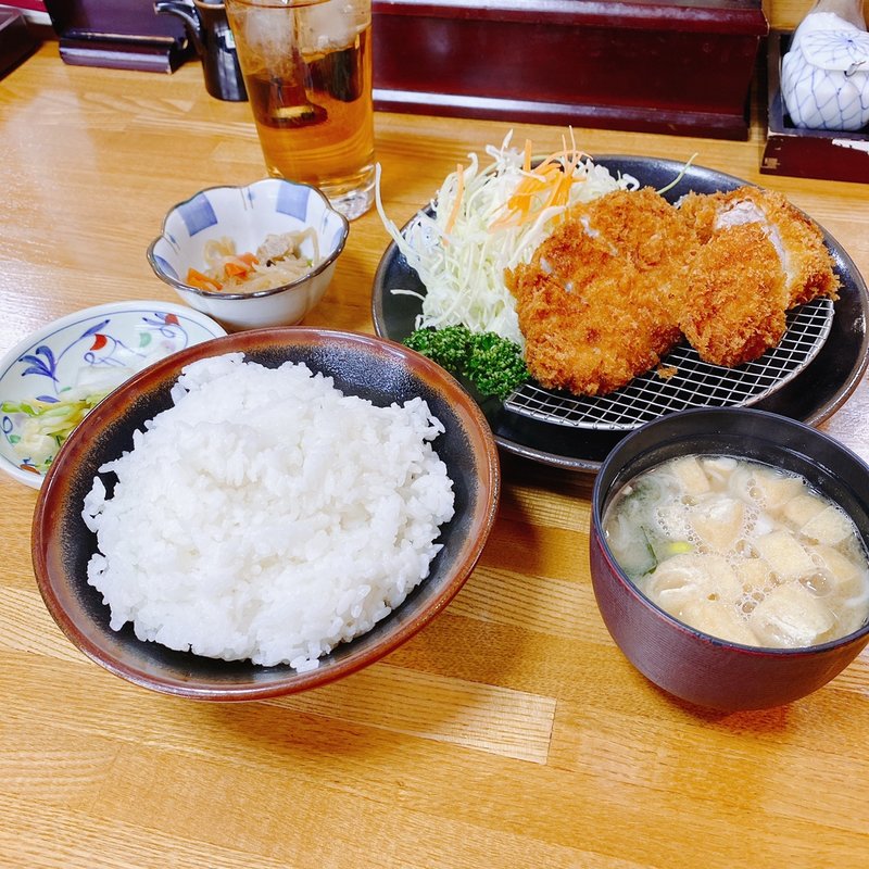 ロース・ヒレ定食(とんかつ食堂 澤亭)