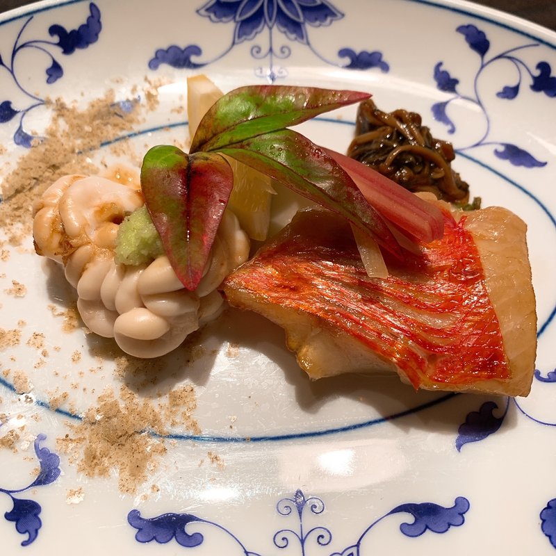 金目鯛と白子(にかいのおねぎや 笹木 （にかいのおねぎや ささき）)