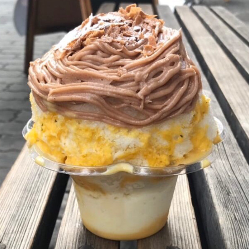 かぼちゃとモンブラン(あずきや安堂 キラリナ店)