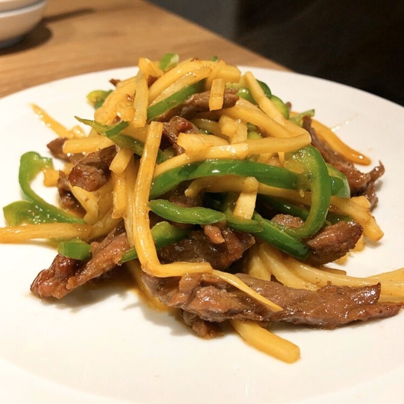 青椒肉絲(小皿中華 桃天 錦小路)