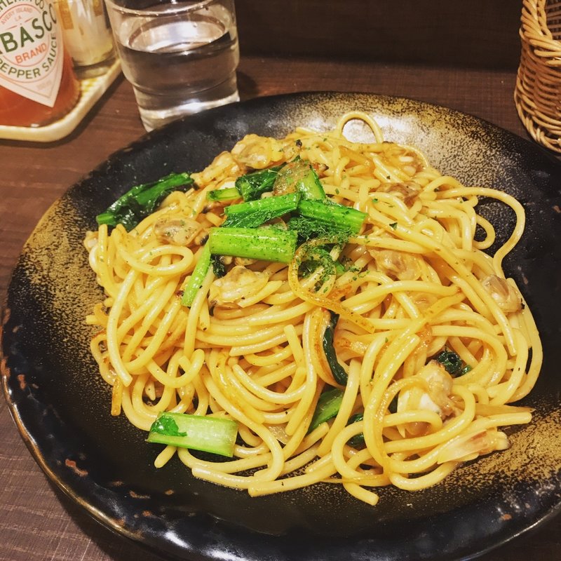 しょうゆアサリ(焼きスパゲッティ専門店 ロメスパ バルボア 御徒町アメ横店)