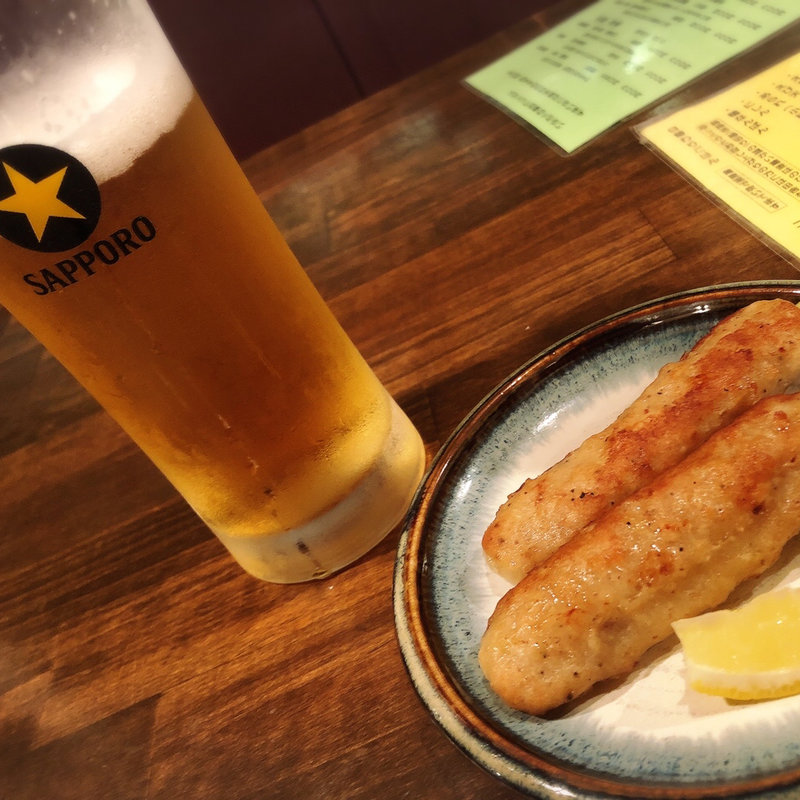 鴨つくね(手打蕎麦 笑日志（えびし）)