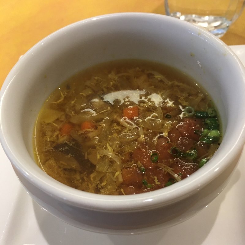 カレー風味の野菜とキノコいろいろスープ(ビストロ　グラン　ソレーユ （Bistrot Grand Soleil）)