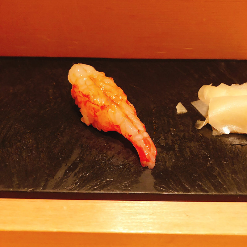 海老の握り(寿し処くに)