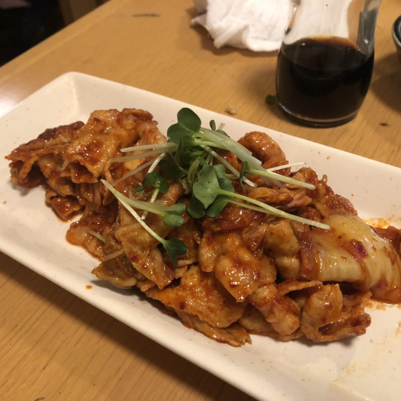 豚キムチ(九 （いちじく）)