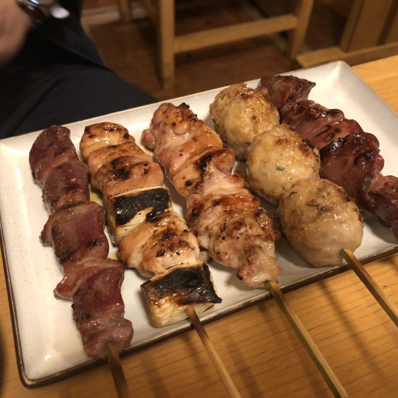 串焼き盛り合わせ(九 （いちじく）)