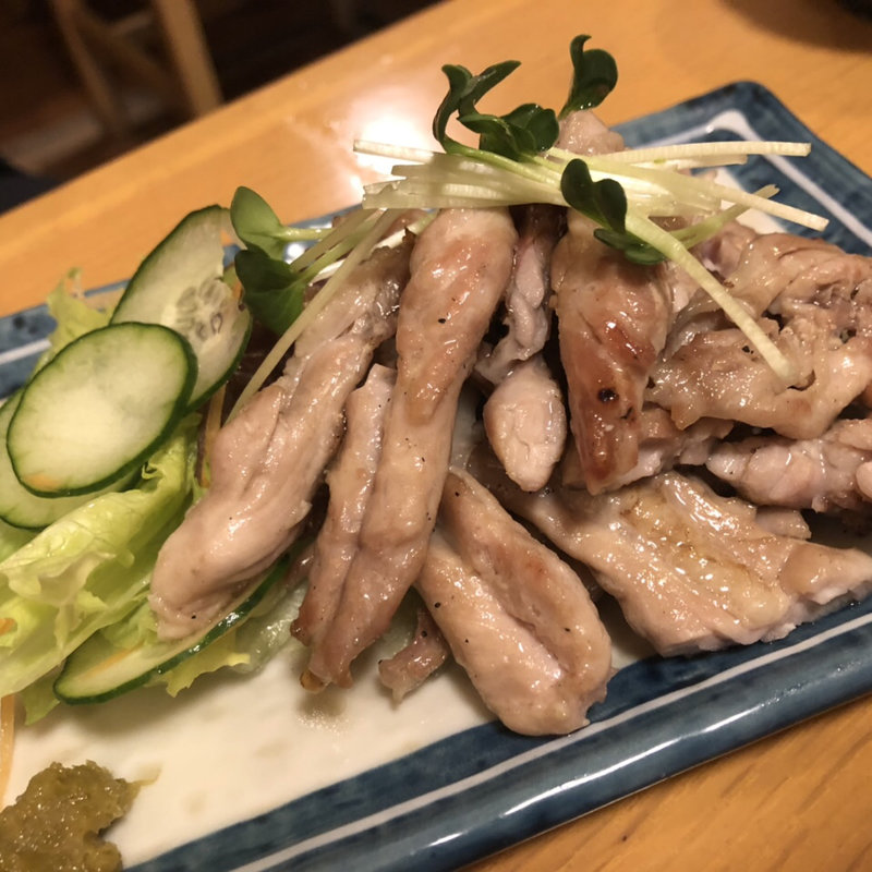 せせり網焼き（塩）(九 （いちじく）)