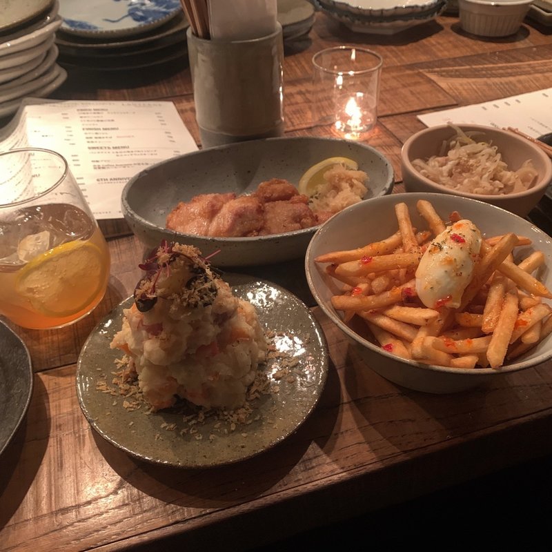 ランタン名物の唐揚げ(ランタン 代々木上原店)