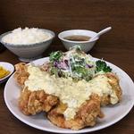 手作りタルタルのチキン南蛮定食(蘭蘭亭)