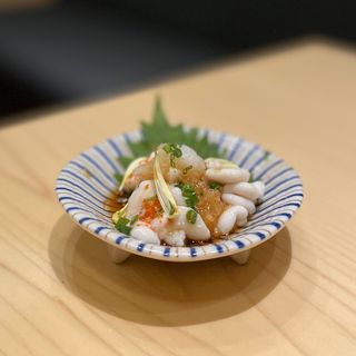 鱈の白子(ポン酢)(酒と肴と蕎麦 サカナケンキュウジョ)