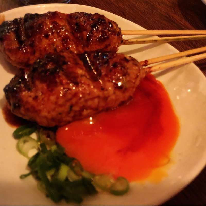 月見つくね(炭火焼食堂 膠)