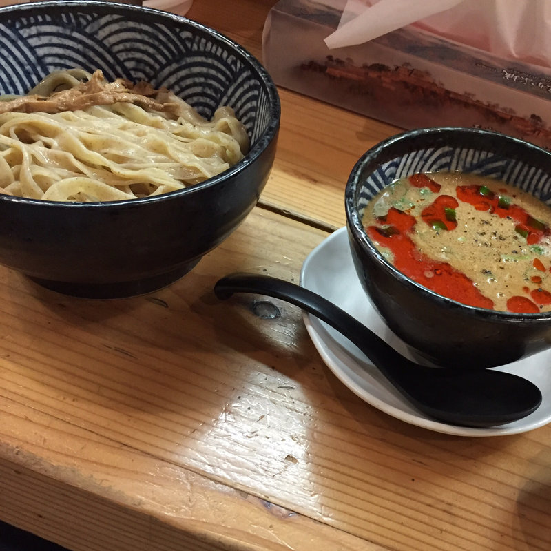 担担つけ麺(極麺 青二犀 （ゴクメン アオニサイ）)