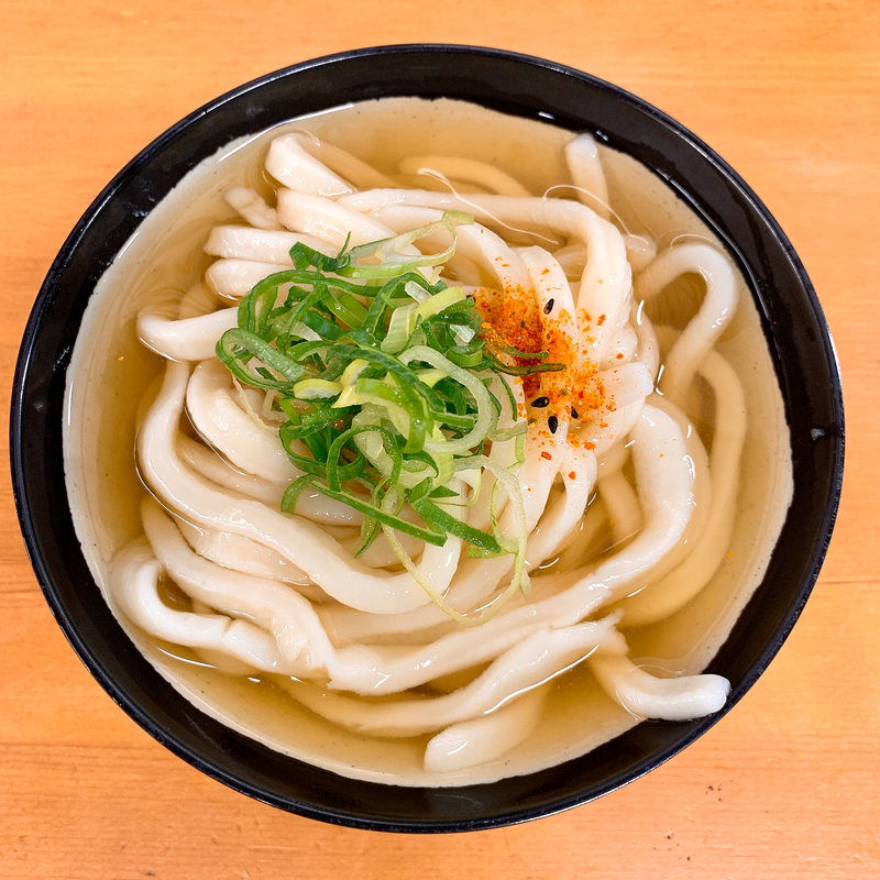 かけうどん(冷)小(いぶきうどん)