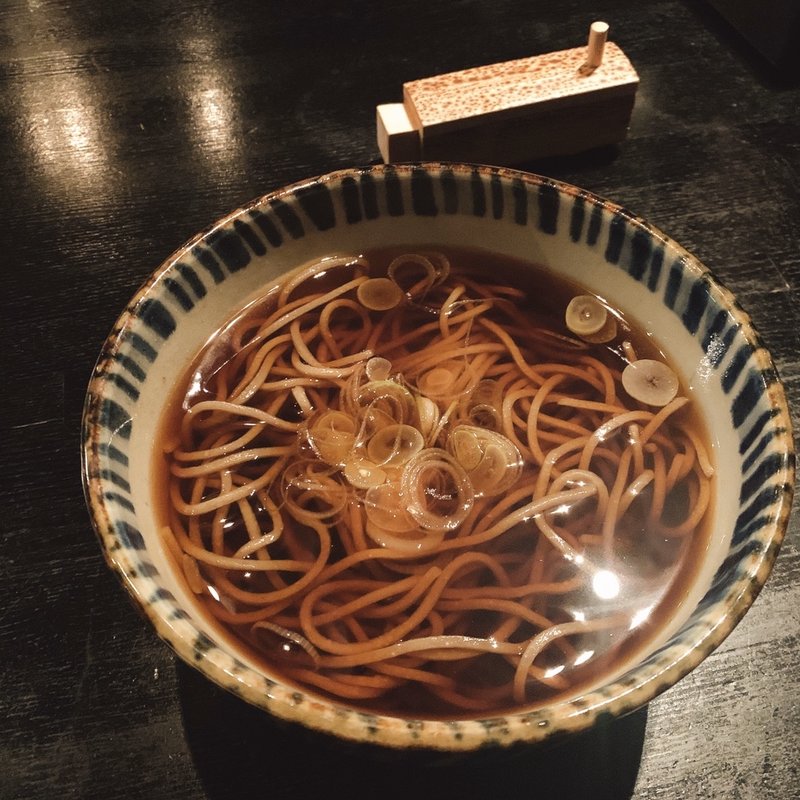 かけそば(せきれい橋 川上庵 )