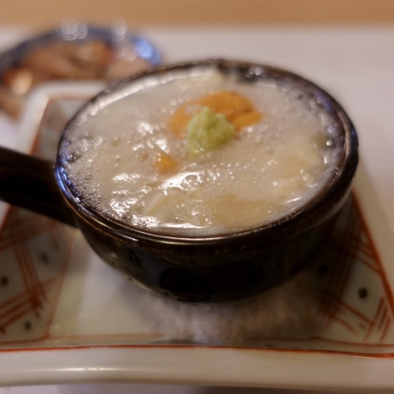 湯葉と雲丹の鍋(ひろ作 （ひろさく）)