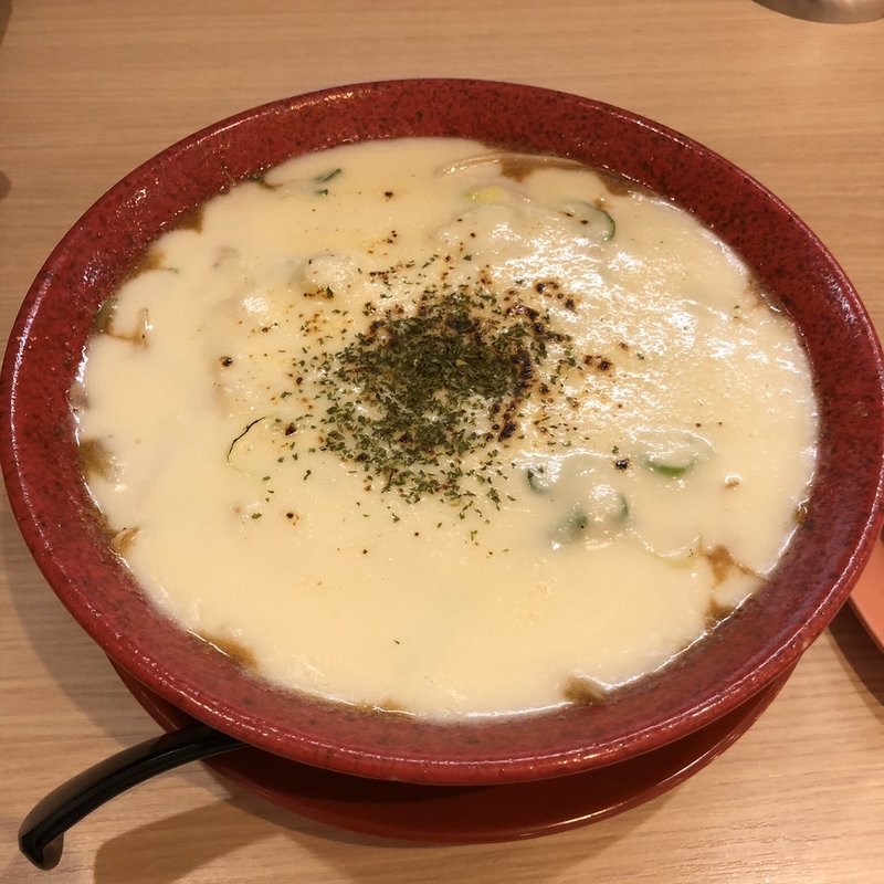 コーンポタージュ味噌ラーメン(札幌ラーメン　みそ吟札幌本店)
