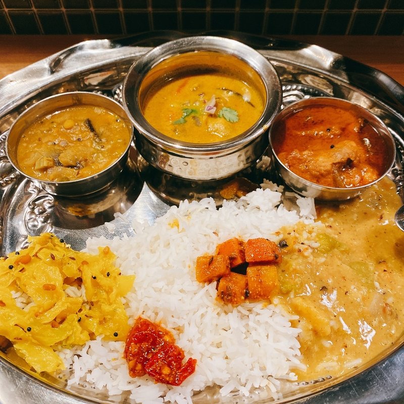 三種ミールス(タソガレスパイス五感屋)