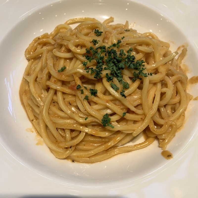 うに・たらこパスタ(ポタ パスタ)