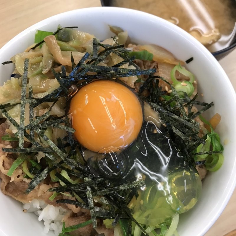 ガリたま牛めし(松屋 大津通錦店 )