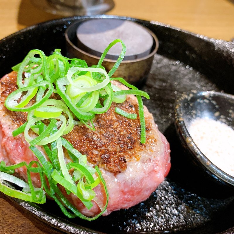 極味やハンバーグステーキレギュラーコンビ(極味や なんば店 ハンバーグ ステーキ)