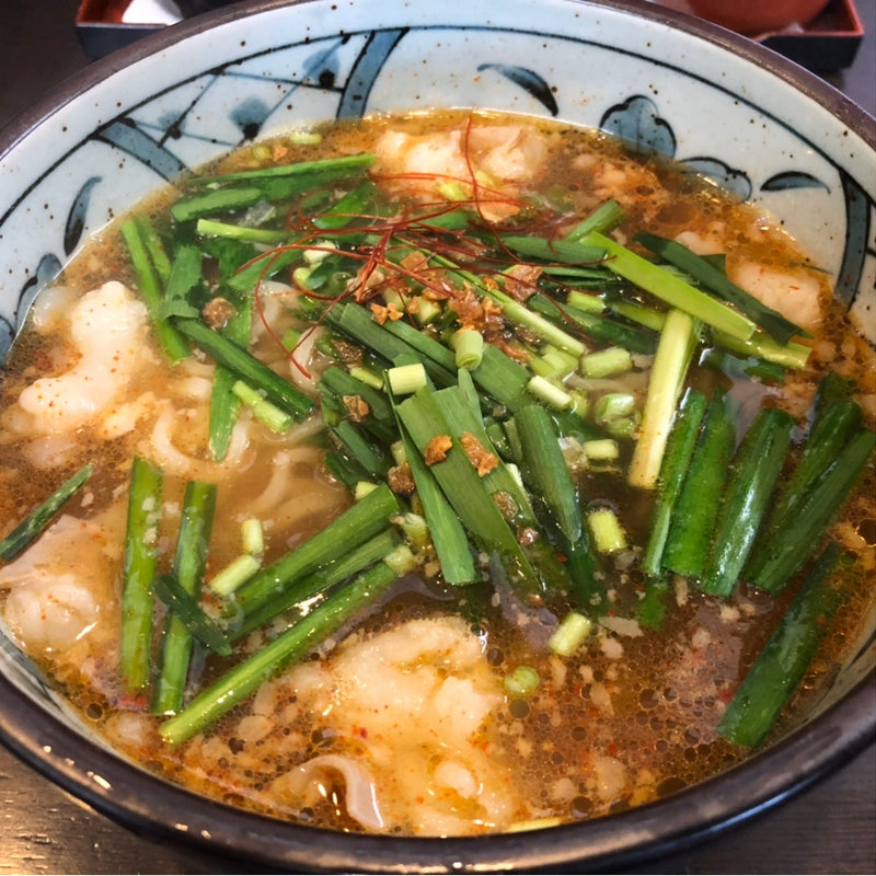 モツニラそば(ラーメン専門店 馬賊(ばぞく))