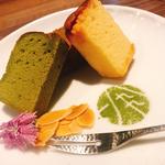 酒茶ケーキ ハーフ&ハーフ(GREEN TEA RESTAURANT 1899 OCHANOMIZU （グリーン ティー レストラン イチハチキュウキュウ）)