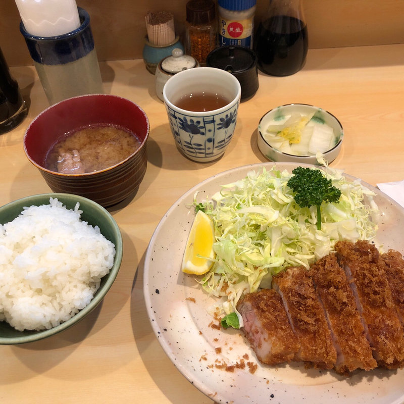 ロースかつ定食(とんかつ 丸一)