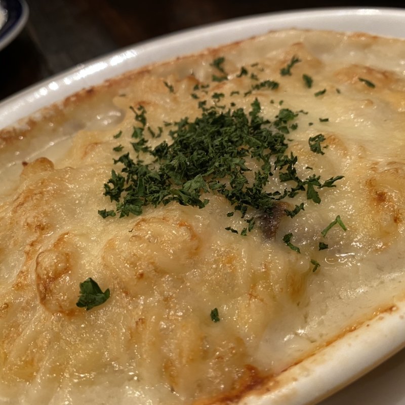 茸とベーコンのグラタン(ANCLAR)