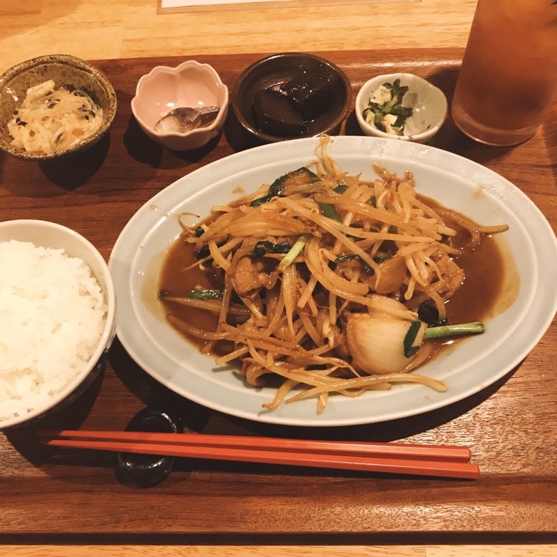 スタミナ焼肉定食(西荻もがめ食堂)