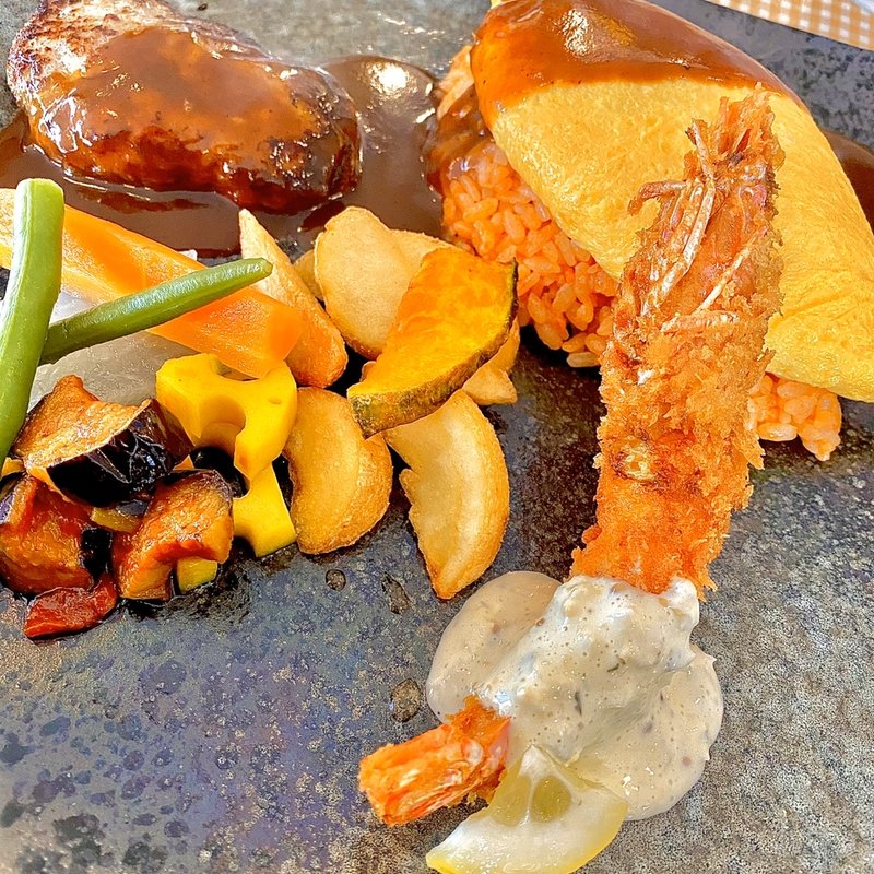 オムライスセット（ミニ）(らびーずキッチン )